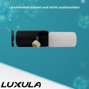 Produktbild für Wandleuchte Luxula LX700200, aus Aluminium, für außen (IP44)