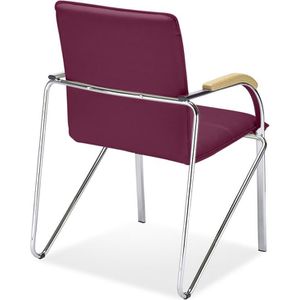 Produktbild für Besucherstuhl Nowy-Styl Samba, stapelbar