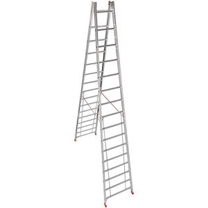 Produktbild für Stehleiter Euroline Nr. 305, 3055118, beidseitig begehbar