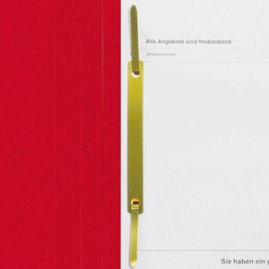 Produktbild für Schnellhefter Herlitz 10902898 easy orga, A4, rot
