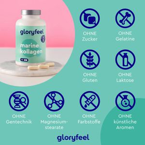 Produktbild für Kollagen gloryfeel Hydrolysat Marine, Peptide Typ 1