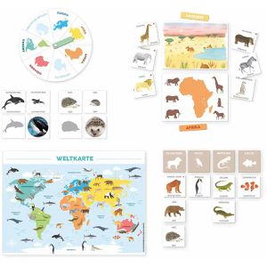 Produktbild für Lernspiel Jumbo Ich lerne Entdecken - Tiere