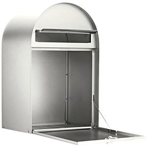 Produktbild für Briefkasten Burg-Wächter Nordic 3680 Ni, silber, aus Edelstahl