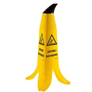 Warnaufsteller SafetyMarking Banane, gelb, 60 cm