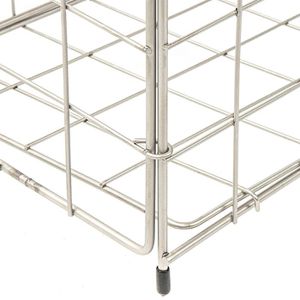 Produktbild für Abfallkorb CWS Paradise Stainless Steel 903109600