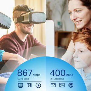 Produktbild für WLAN-Adapter TP-Link AC1300, Archer T4U Plus, USB 3.0