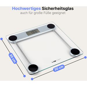 Produktbild für Personenwaage Clatronic PW 3368, silber