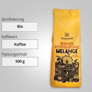 Produktbild für Kaffee Sonnentor Wiener Verführung Melange, BIO