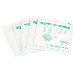 Produktbild für Mullkompressen Nobamed 712207, aus Baumwolle, steril