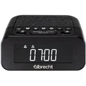 Produktbild für Radiowecker Albrecht DR 451, schwarz