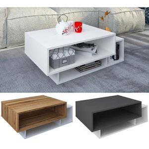 Produktbild für Couchtisch VCM Runila 918609, aus Holz, anthrazit