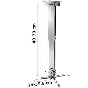 Produktbild für Beamer-Deckenhalterung Celexon MultiCel4070S, grau