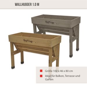 Produktbild für Hochbeet VegTrug Wall Hugger, aus Zedernholz