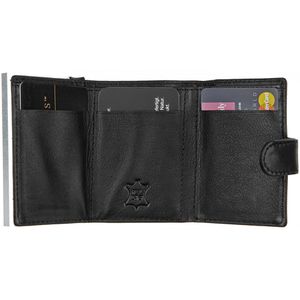 Produktbild für Kreditkartenetui FaVolmer VO24BL, Echt Leder