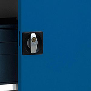 Produktbild für Werkzeugschrank Mauser MKSTS3/19STG, aus Metall, grau / blau
