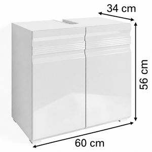 Produktbild für Waschbeckenunterschrank Vicco Fredd, stehend