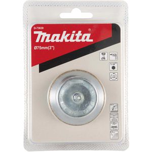 Produktbild für Drahtbürste Makita D-73639, Topfbürste Ø 75mm