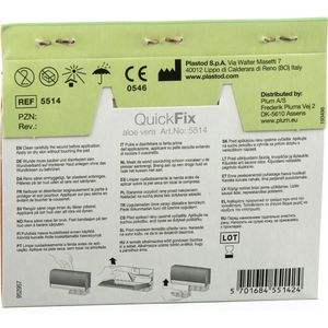 Produktbild für Pflaster Plum QuickFix Aloe Vera, 45 Strips