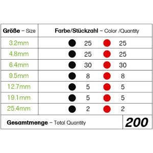 Produktbild für Schrumpfschlauch Offgridtec Sortiment, Polyolefin, Kleber, Set
