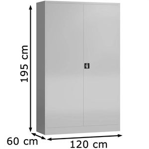 Produktbild für Aktenschrank ClassiX X-530380, aus Metall