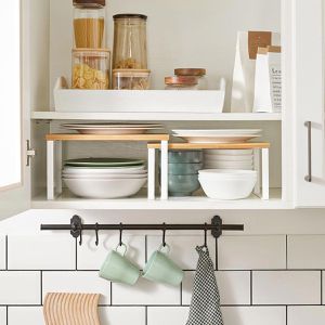 Produktbild für Küchenregal Songmics KCS02NW, braun, 2er Set