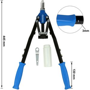 Produktbild für Blindnietzange Monzana 102637, Set