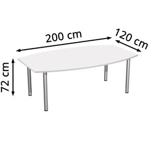 Produktbild für Konferenztisch Geramöbel S-710216-WS