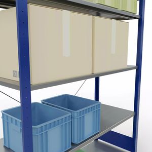 Produktbild für Schwerlastregal Schulte 12750-130-B, 5 Metallböden