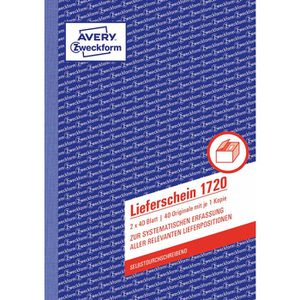 Produktbild für Lieferscheinbuch Zweckform 1720, A5