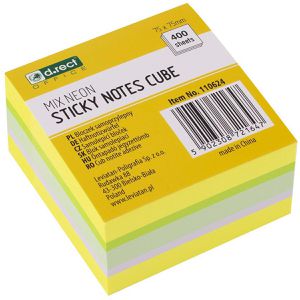 Haftnotizen D.RECT Super Sticky Notes Zitrus, 110624, neon
