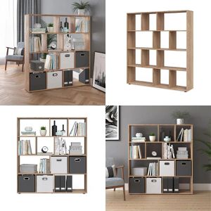 Produktbild für Bücherregal Vicco Pilar, sonoma eiche
