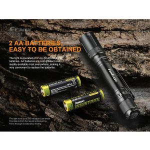 Produktbild für Taschenlampe Fenix E20 V2.0, LED, mit Batterie