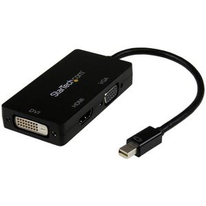 Produktbild für Displayport-Adapter StarTech 3-in-1 MDP2VGDVHD, DP 1.2, 30 Hz