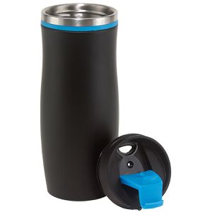 Produktbild für Thermobecher Böttcher-AG schwarz / blau