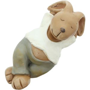 Osterdeko Frank-Flechtwaren 225241, Hase Ruhepause