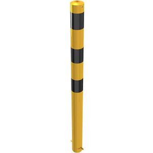 Produktbild für Absperrpfosten Schake 489PBG, schwarz/gelb, Metall