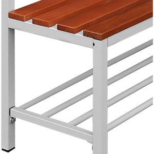 Produktbild für Umkleidebank Lüllmann 806110, Sitzfläche Holz, 160 cm