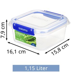Produktbild für Frischhaltedose Sistema Klip it Plus, aus Kunststoff