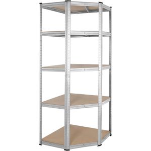 Schwerlastregal Monzana 108550, 5 Holzböden