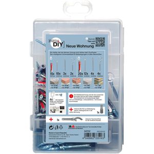 Produktbild für Schrauben-Dübel-Set Fischer 547212, EasyDIY neue Wohnung