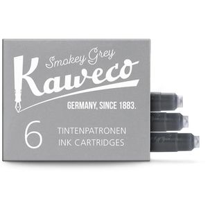 Kaweco Füllerpatronen K2830.09, Rauchgrau, 6 Stück