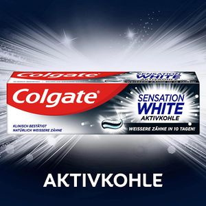 Produktbild für Zahnpasta Colgate Sensation White Aktivkohle