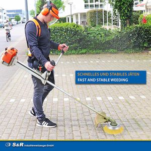 Produktbild für Drahtbürste S&amp;R 135.200.101, Unkrautbürste Ø 200mm