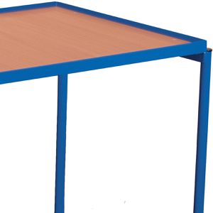 Produktbild für Tischwagen VARIOfit sw-500.500, aus Metall &amp; Holz