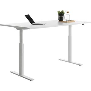 Produktbild für Schreibtisch Topstar E-Table, weiß / weiß