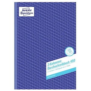 Produktbild für Spaltenbuch Zweckform 450, 2 Spalten