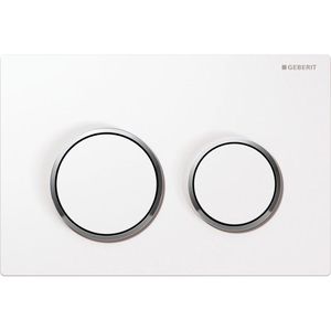 Produktbild für Betätigungsplatte Geberit Omega20, aus Kunststoff, für WC