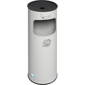Aschenbecher VAR H61K, 3555, lichtgrau, für Outdoor
