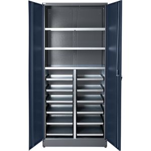 Werkzeugschrank Küpper 70273, aus Metall, grau / blau