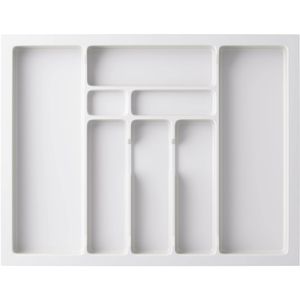 Produktbild für Besteckkasten Sossai Divio, weiß, aus Kunststoff